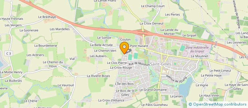 localisation de l'entreprise LEDUC DALIBOT à SAINT-GILLES