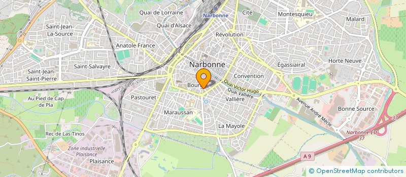 localisation de l'entreprise LEDUC GLOBAL  NARBONNE
