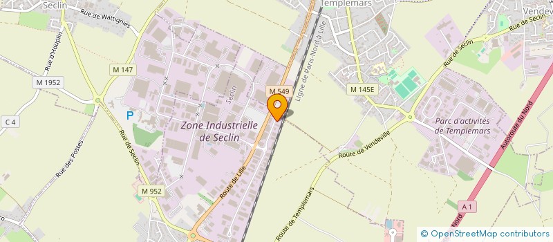 localisation de l'entreprise LEDUC HOLDING GROUP EN ABREGE L.H.G  SECLIN