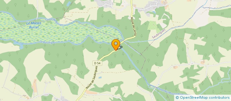 localisation de l'entreprise LEDUC OLIVIER  SAINT-ANDRE-DE-SEIGNANX