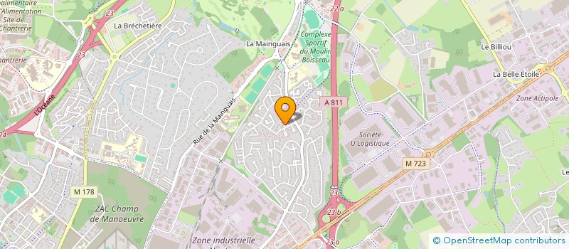 localisation de l'entreprise LEDUCIN à CARQUEFOU