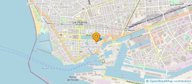 localisation de l'entreprise LEDUEY à LE HAVRE