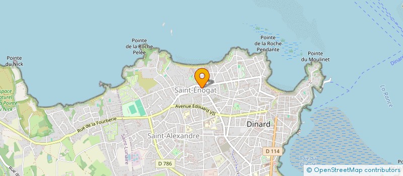 localisation de l'entreprise LEDUGUE à DINARD