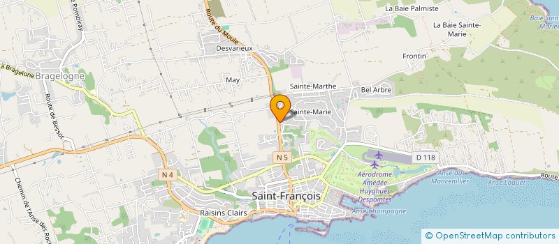 localisation de l'entreprise LEDUKELA à LE MOULE