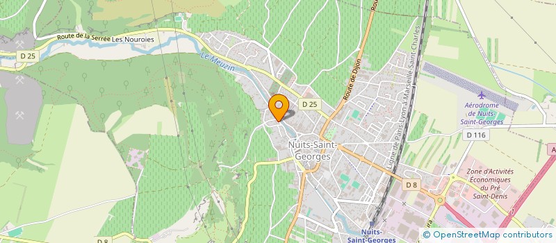 localisation de l'entreprise LEDY VINS  NUITS-SAINT-GEORGES