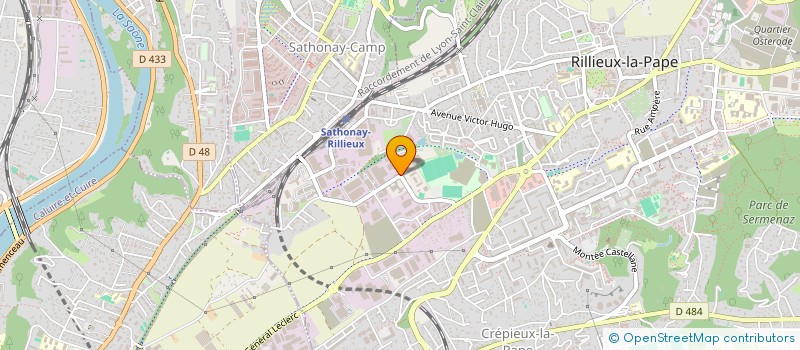 localisation de l'entreprise LEE CONSEIL  RILLIEUX-LA-PAPE