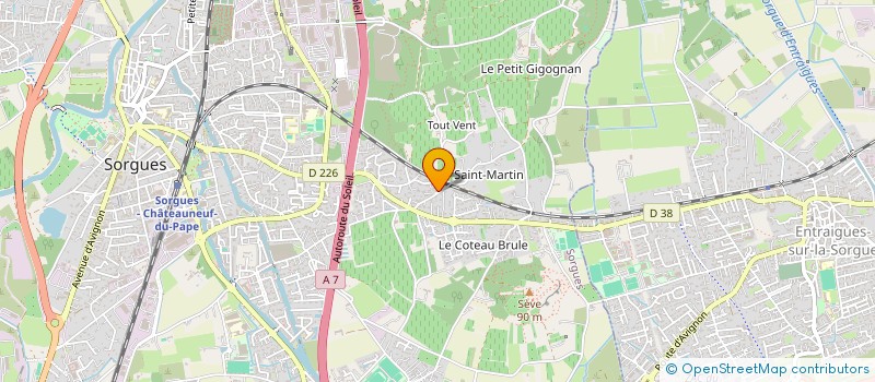 localisation de l'entreprise LEE-MAGE  SORGUES