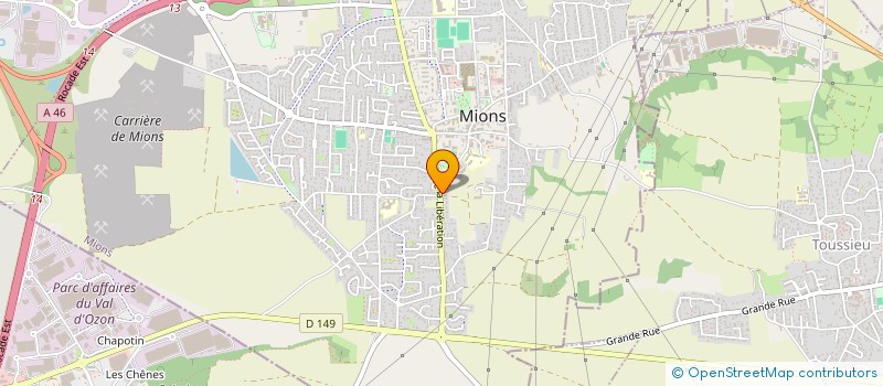 localisation de l'entreprise LEE & TRANSPORT  MIONS