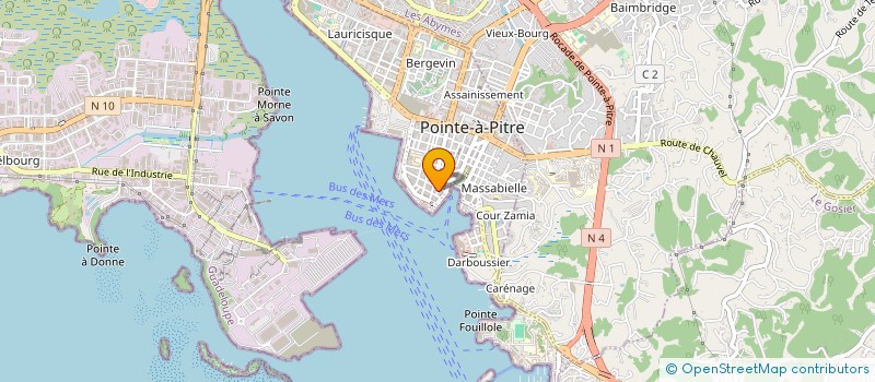 localisation de l'entreprise LEE VICK à POINTE A PITRE