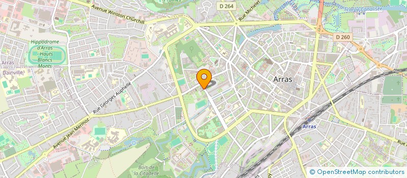 localisation de l'entreprise LEECOL  ARRAS