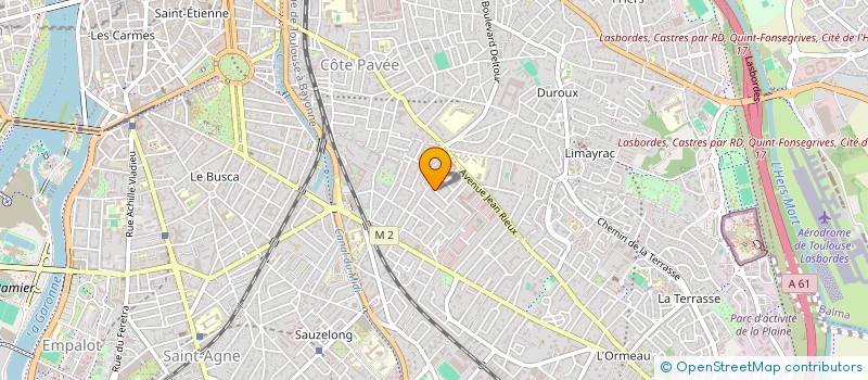 localisation de l'entreprise LEELA à TOULOUSE