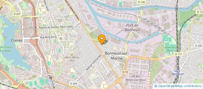 localisation de l'entreprise LEELMAOD  BONNEUIL-SUR-MARNE