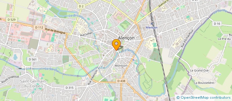 localisation de l'entreprise LEELOO - MERLIN à ALENCON