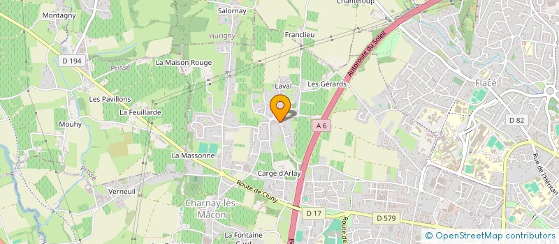localisation de l'entreprise LEEMADIS JOURDAIN à CHARNAY-LES-MACON