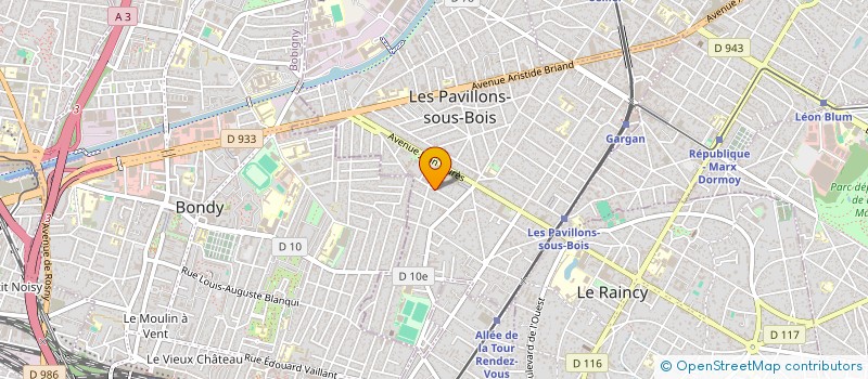 localisation de l'entreprise LEEN CAB à LES PAVILLONS-SOUS-BOIS