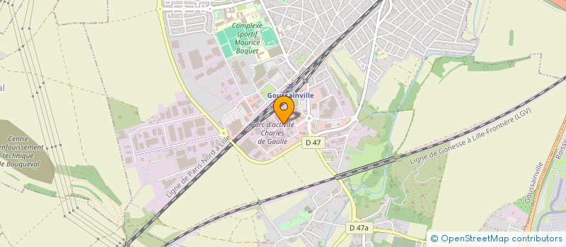 localisation de l'entreprise LEERS FITNESS  GOUSSAINVILLE