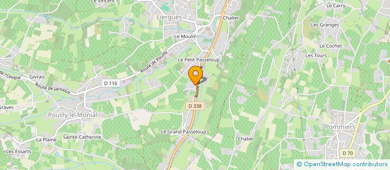 localisation de l'entreprise LEES  PORTE DES PIERRES DOREES