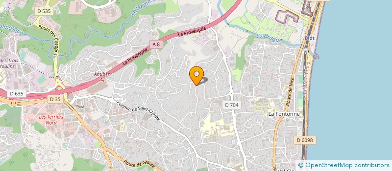 localisation de l'entreprise LEETSPEAK à ANTIBES