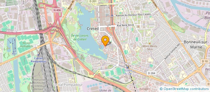 localisation de l'entreprise LEEY  CRETEIL