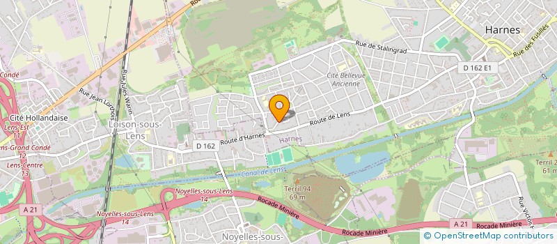 localisation de l'entreprise LEF  HARNES