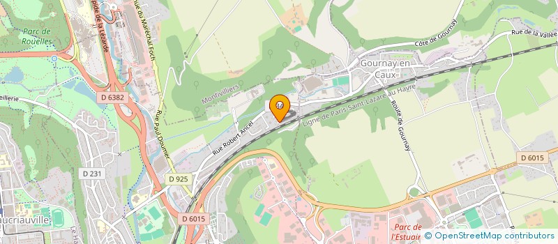localisation de l'entreprise LEF ECLAIRAGE à HARFLEUR