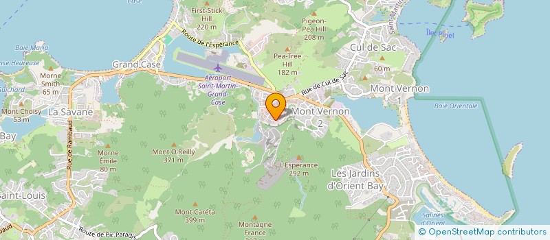 localisation de l'entreprise LEF GESTION  SAINT MARTIN