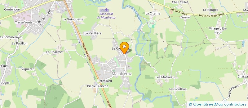 localisation de l'entreprise LEF INVESTISSEMENTS à MALAFRETAZ