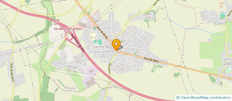 localisation de l'entreprise LEFA  SAINTE-MARIE-AUX-CHENES