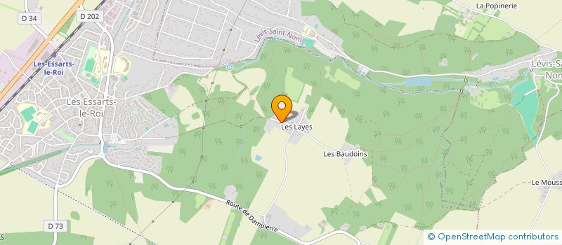 localisation de l'entreprise LEFA SERVICES  LES ESSARTS-LE-ROI