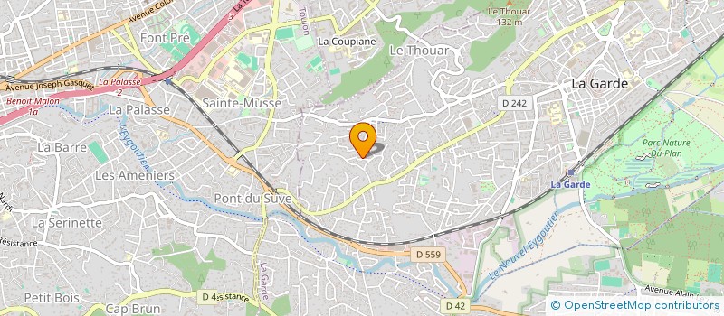 localisation de l'entreprise LEFAMILY  LA GARDE