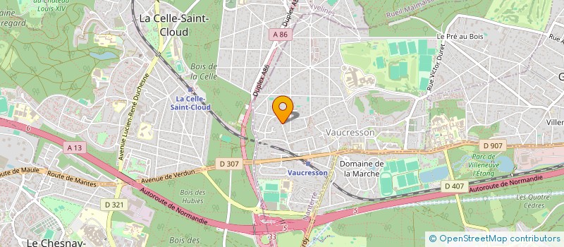 localisation de l'entreprise LEFAURE                       ANDRE  VAUCRESSON