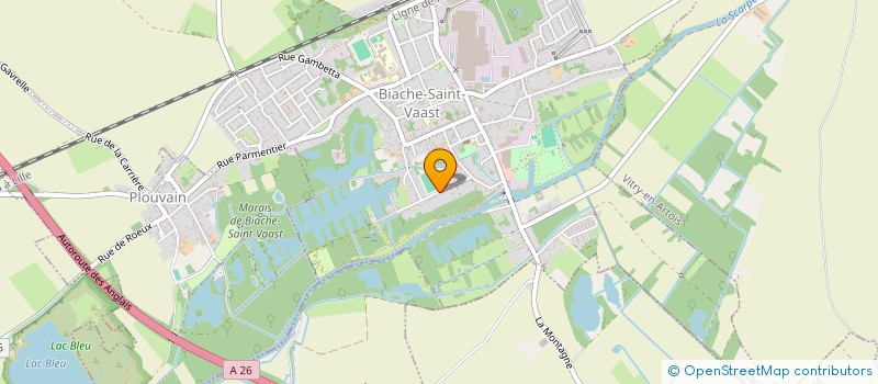 localisation de l'entreprise LEFAVIER  RUX