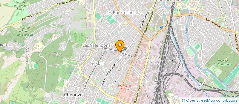 localisation de l'entreprise LEFDOU à CHENOVE