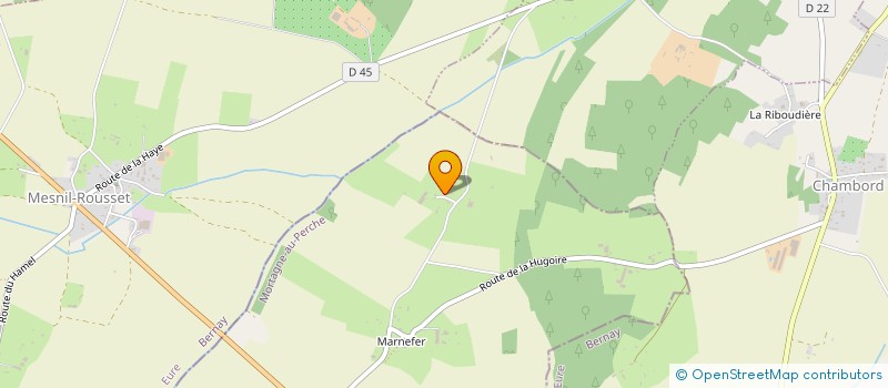 localisation de l'entreprise LEFEBVRE à LA FERTE-EN-OUCHE