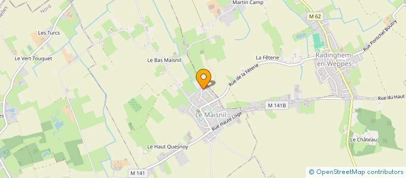 localisation de l'entreprise LEFEBVRE à LE MAISNIL