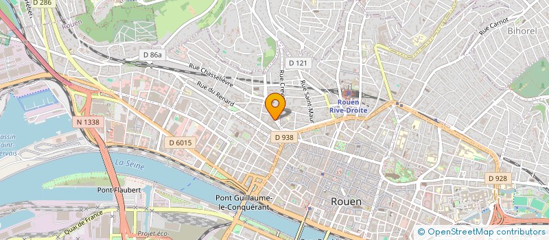 localisation de l'entreprise LEFEBVRE  ROUEN