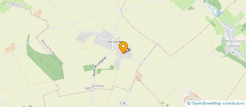 localisation de l'entreprise LEFEBVRE AMENAGEMENT  BEZU-LA-FORET