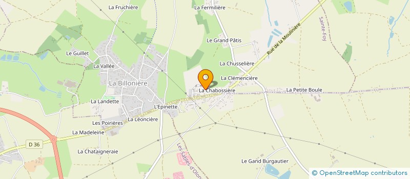 localisation de l'entreprise LEFEBVRE ANTHONY MACONNERIE à SAINTE-FOY