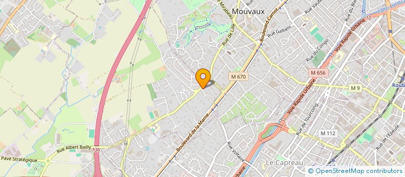 localisation de l'entreprise LEFEBVRE AUBER LOISIRS à MARCQ-EN-BARŒUL