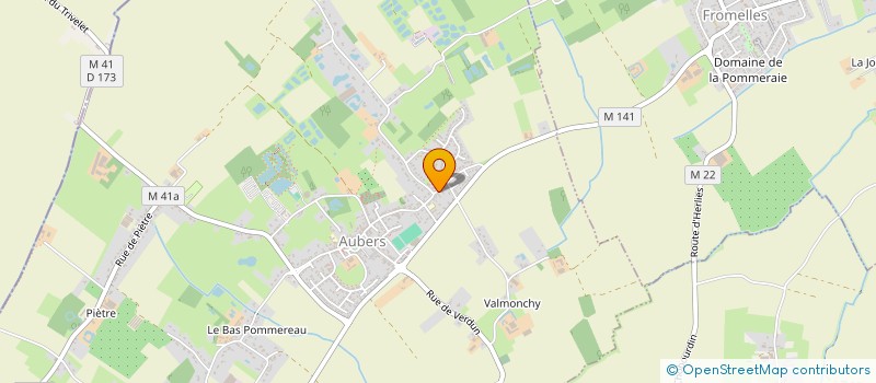localisation de l'entreprise LEFEBVRE CESSOIE à AUBERS