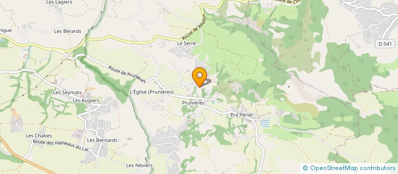 localisation de l'entreprise LEFEBVRE CHARPENTE à CHORGES