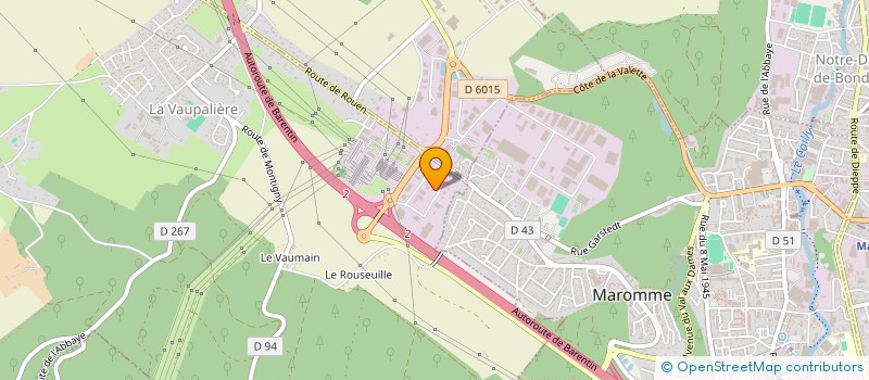 localisation de l'entreprise LEFEBVRE CONSULTING  LA VAUPALIERE