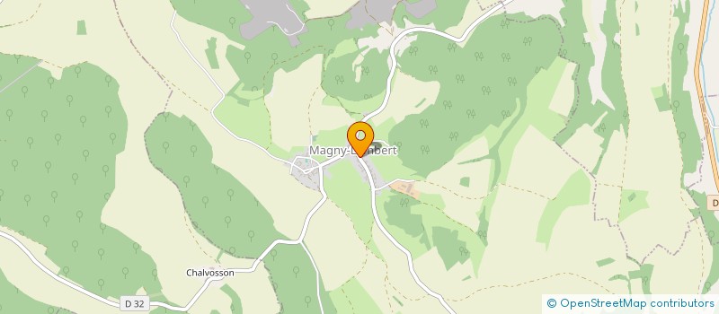 localisation de l'entreprise LEFEBVRE COUVERTURE  MAGNY-LAMBERT