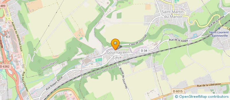 localisation de l'entreprise LEFEBVRE ELECTRIQUE  GONFREVILLE-L'ORCHER