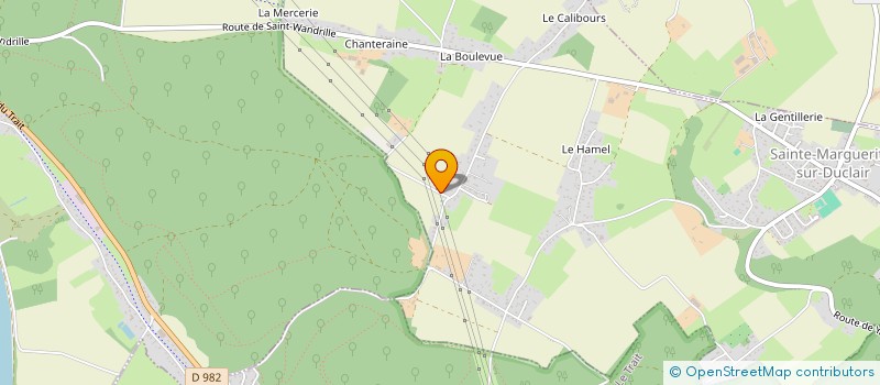 localisation de l'entreprise LEFEBVRE ET FILS SARL à SAINTE-MARGUERITE-SUR-DUCLAIR