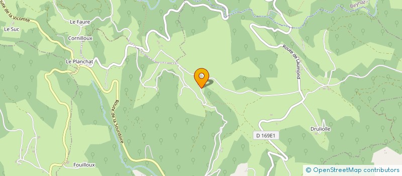 localisation de l'entreprise LEFEBVRE IMMOBILIER  SERILHAC