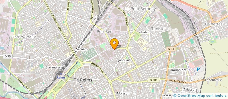 localisation de l'entreprise LEFEBVRE JORDAN ET CHATELAIN JESSICA  REIMS