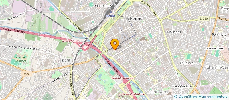 localisation de l'entreprise LEFEBVRE LOCA-LOFT  REIMS