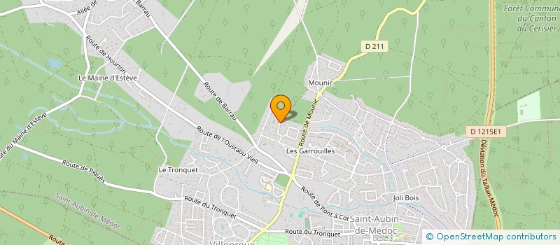 localisation de l'entreprise LEFEBVRE MDB  SAINT-AUBIN-DE-MEDOC