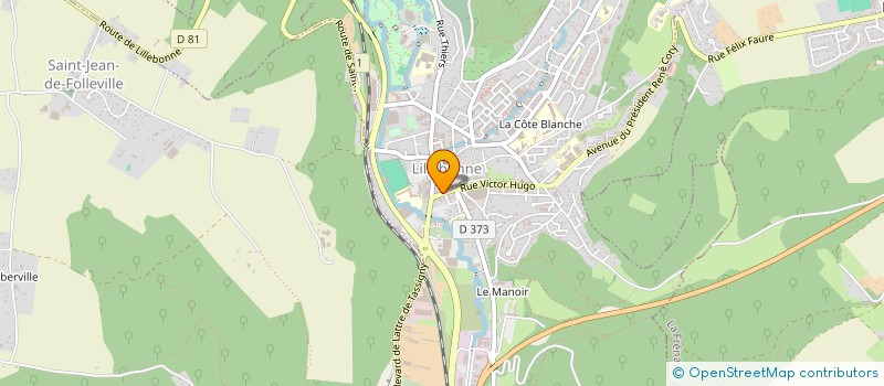 localisation de l'entreprise LEFEBVRE SALOMON  LILLEBONNE